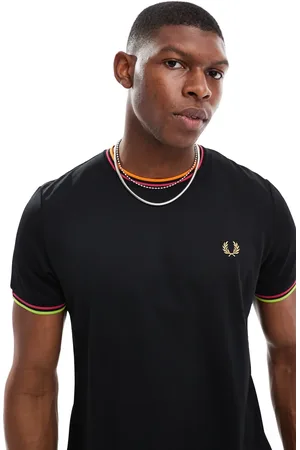 Fred Perry Performance tennis twin tipped t-shirt in