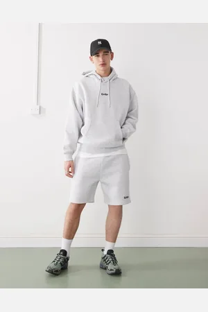 Kickers Fleece shorts in light heather - part of a set