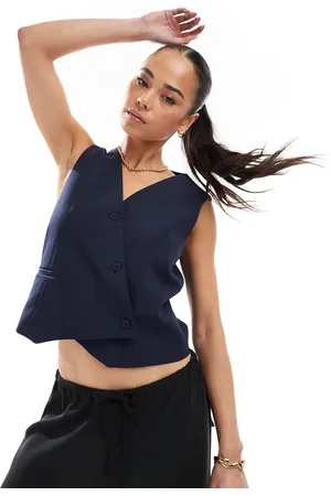 ONLY Asymmetric detail vest in