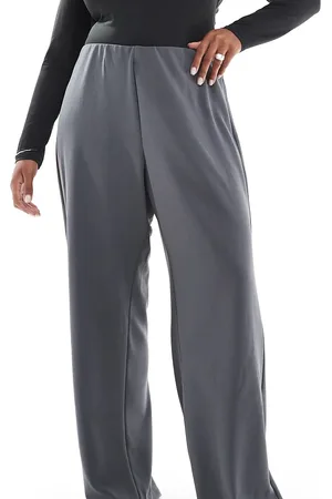VERO MODA Loose pull on pants in pinstripe