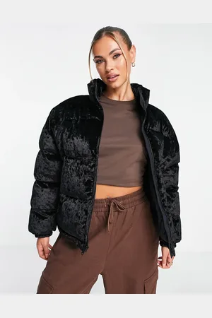 Napapijri Belay velvet puffer jacket in