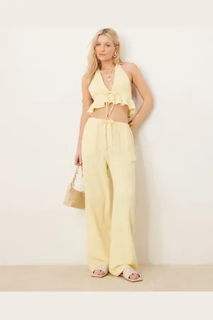 Iisla & Bird Skinny waist band beach pants in - part of a set