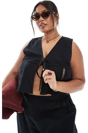 Esmée Exclusive lace panel vest in - part of a set