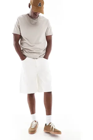 Only & Sons Fade loose fit denim shorts in