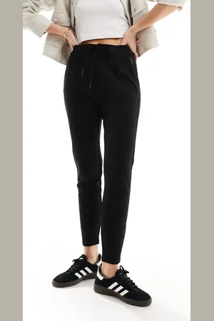 VERO MODA Jersey tie waist tapered pants in