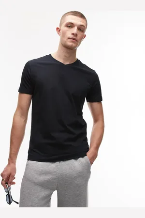 MANGO V-neck T-shirt in
