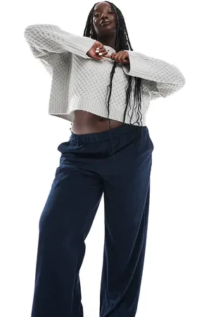 ONLY Wide leg pull on cord pants in