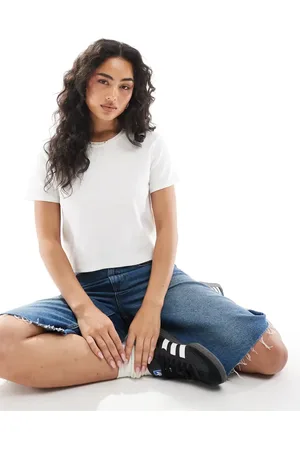 Monki Shrunken tee in
