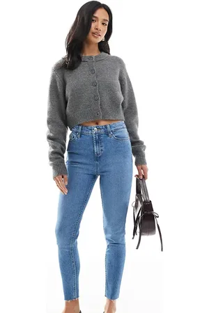 Miss Selfridge Skinny jeans in mid wash