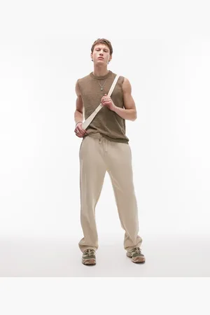 Topman Straight leg sweatpants in stone