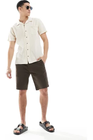 Threadbare Chino shorts in chocolate