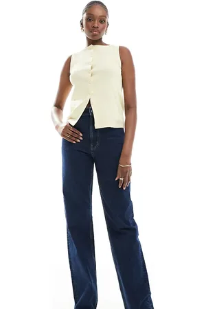 ASOS ASOS DESIGN Tall comfort stretch straight leg jeans in rinse