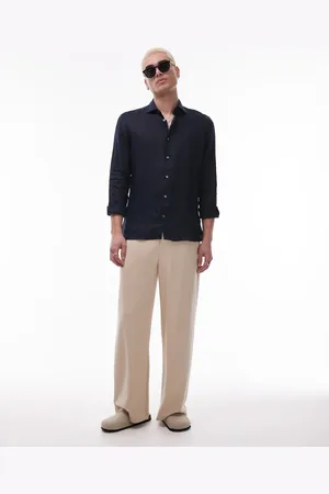 MANGO Premium linen shirt in
