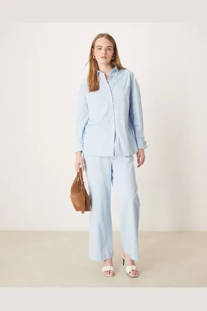 Pretty Lavish Cotton relaxed pants in - part of a set