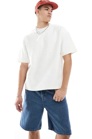 Only & Sons Baggy denim short in mid