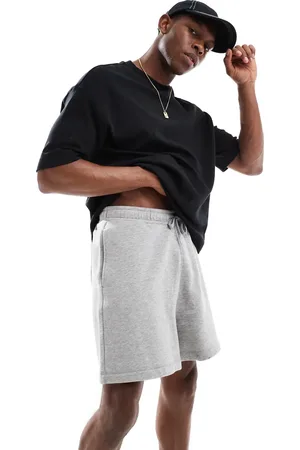 ASOS Essential oversized shorts in heather
