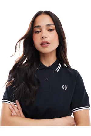 Fred Perry Twin tipped polo shirt in /white