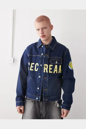 ICECREAM Ice Cream cowboy denim trucker jacket in indigo