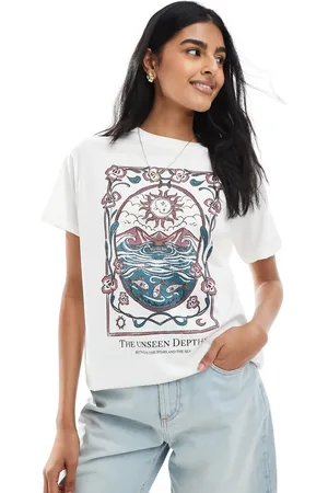 Pull&Bear Scenic graphic tee in
