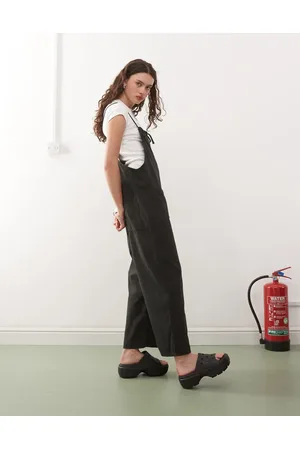 Monki Lightweight denim overalls in