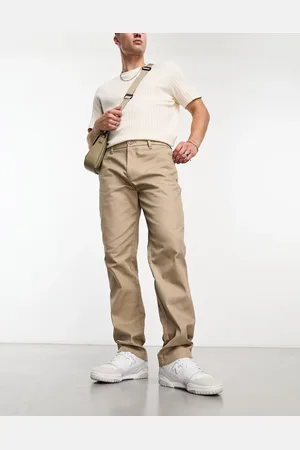 Only & Sons Loose fit worker chinos in beige