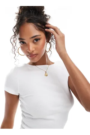 Stradivarius STR boat neck top in