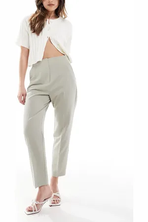 Miss Selfridge Essentials cigarette pants in khaki
