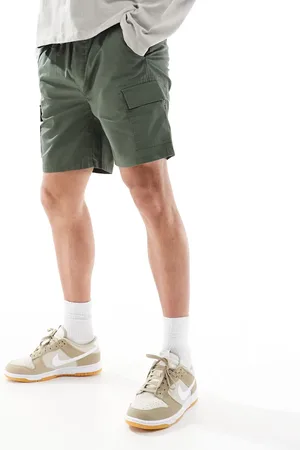 Only & Sons Cargo shorts in dark khaki