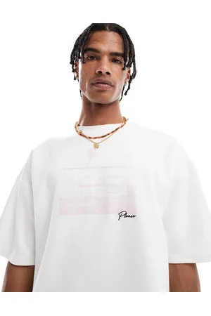 Pull&Bear LA street print t-shirt in