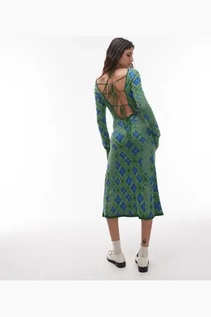 House of Sunny The victoria knitted long sleeve dress in