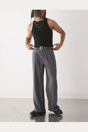 COLLUSION Relaxed wide leg tailored pants in