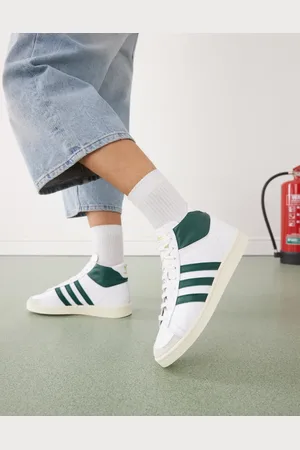 adidas Jabbar high top sneakers in and green
