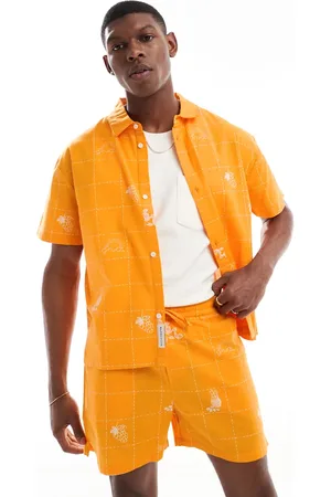 Native Youth Patchwork stitch details shirt in