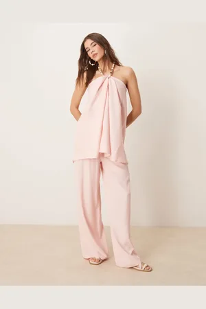 ASOS Super wide leg pants in light - part of a set