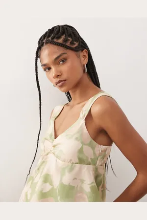 Reclaimed Floral printed floaty cami in