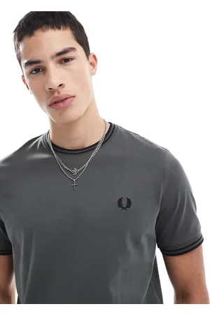 Fred Perry Twin tipped t-shirt in khaki