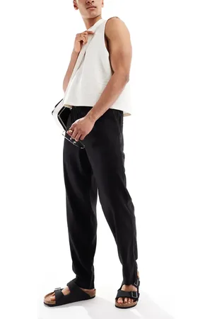 Threadbare Linen mix relaxed pants in