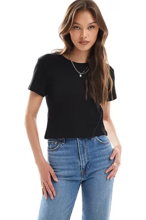 Monki Shrunken tee in