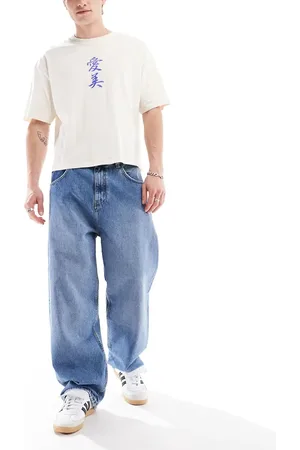 Pull&Bear Baggy loose jeans in washed