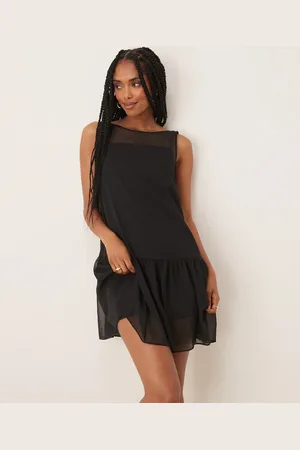 ASOS Drop waist mini dress in