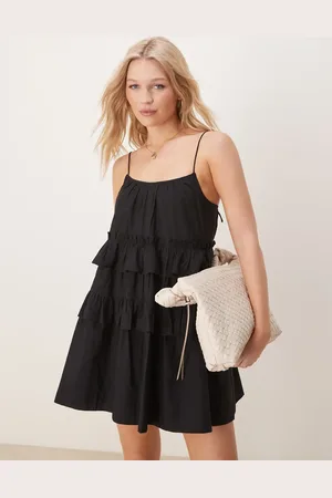 ASOS Ruffle tiered mini dress in
