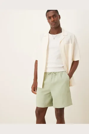 ASOS Mid length waffle shorts in