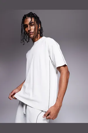 Good For Nothing Seam detail T-shirt in light -set