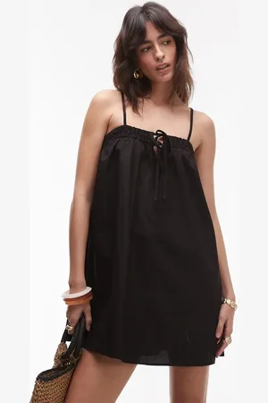 Topshop Poplin mini sundress in
