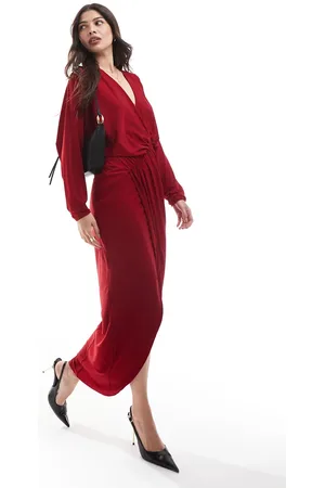 TFNC Kimono maxi dress in