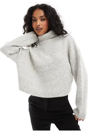 ONLY Roll neck sweater in light melange