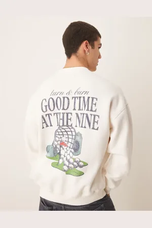 Abercrombie & Fitch Golf motif back sweatshirt top in