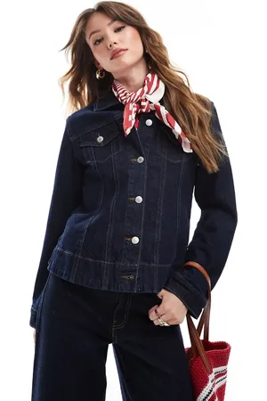 ONLY Fitted denim jacket in indigo - part of a set