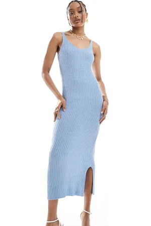 ONLY Knit midaxi dress in light