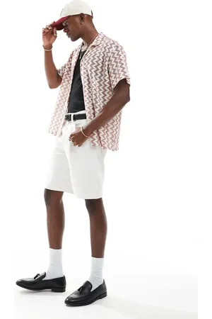 Only & Sons Edge straight fit denim shorts in